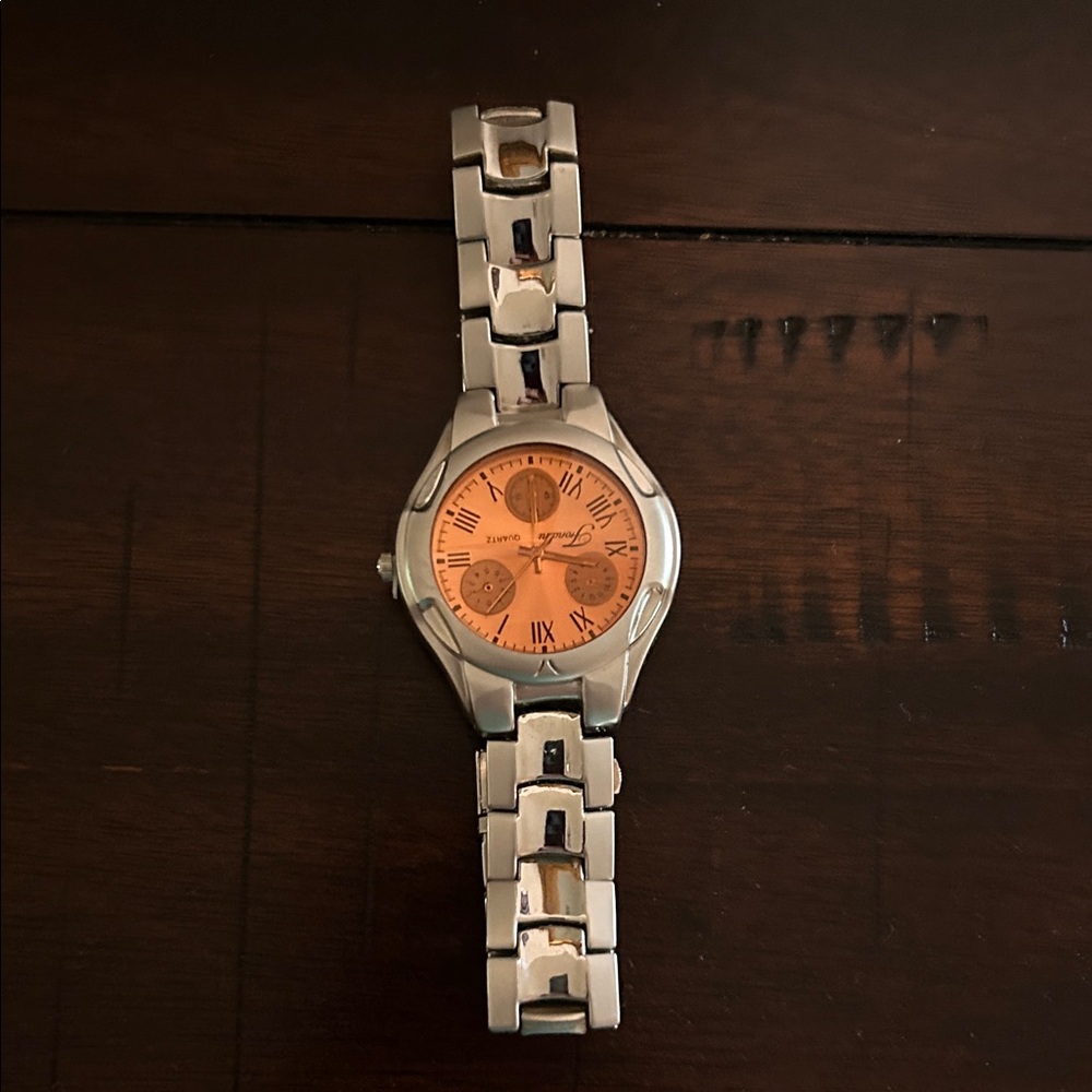 Silver and Copper Watch